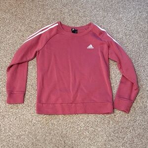 Adidas Rose Sweatshirt with White Accents